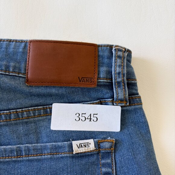 Vans Jean Womens 31 Blue Slim Fit Mid-Rise Stretch Denim - Picture 13 of 13